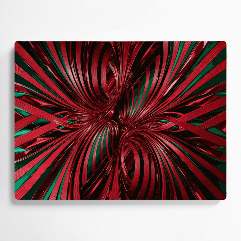 Art mural noir Op Art 7