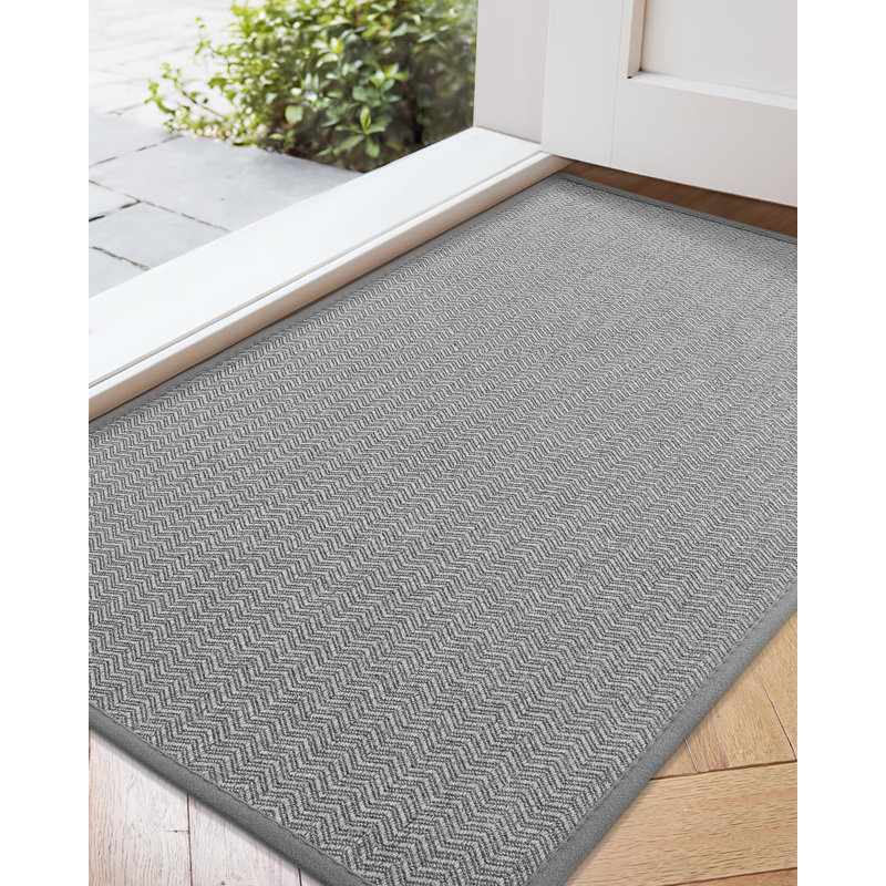 Non-Slip Mother's Day Indoor / Outdoor Doormat, Light Grey, 60cm W x 90cm L