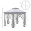 Loami 4m x 4m Metal Pop-Up Gazebo