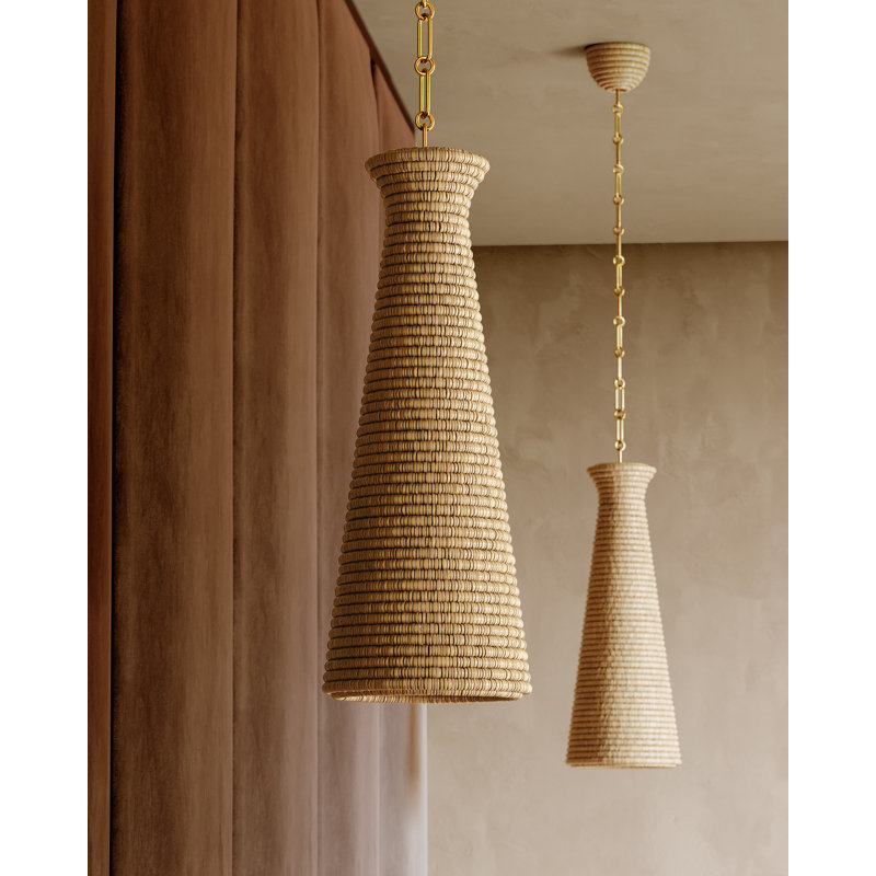 TALLMAN PENDANT, 20.25" H x 8" W x 8" D