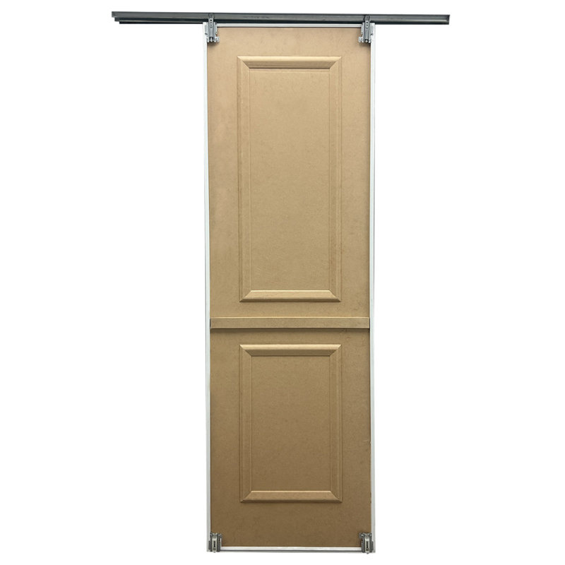 Bright White Steel Frame Paneled Sliding Closet Doors 60" x 80"