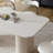 Rectangular dining table with French cream style-106632889
