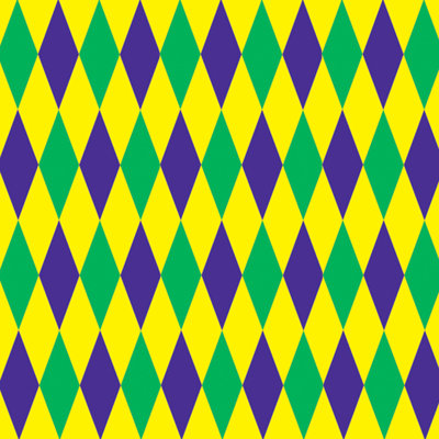 Mardi Gras Harlequin Backdrop