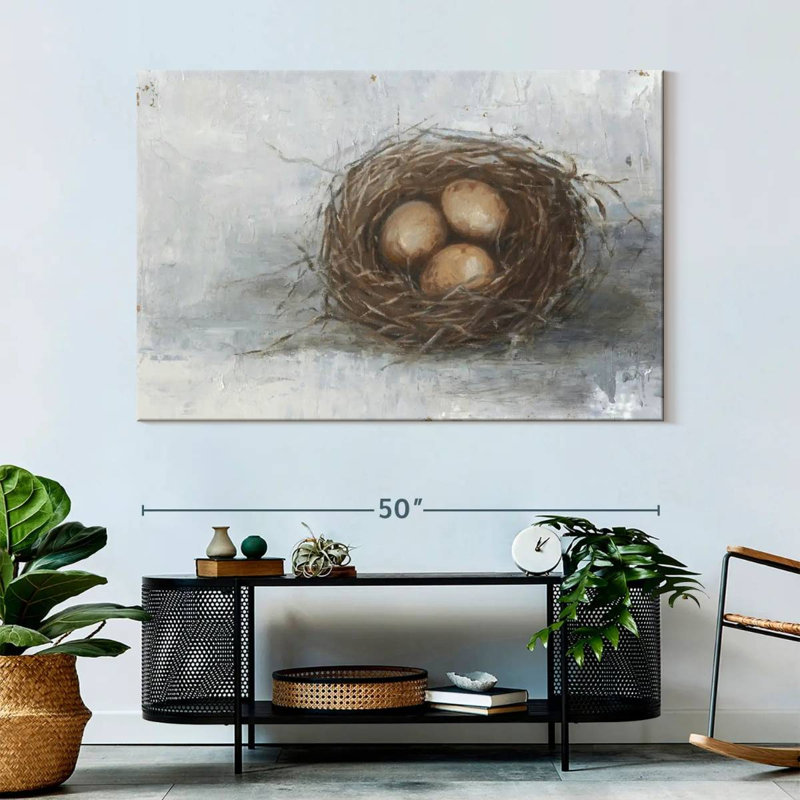 Rustic Bird Nest II, H 34 po x l 51 po