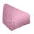 Red Geometric Bean Bag Lounger – Bold Triangle Print Seat for Game Rooms, Dorms & Cozy Corners-47358219-47358220