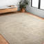 Tapis oriental tissé à plat à la main ivoire / gris Jacarra-657065155