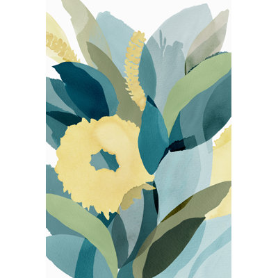 Jaune sarcelle floral I