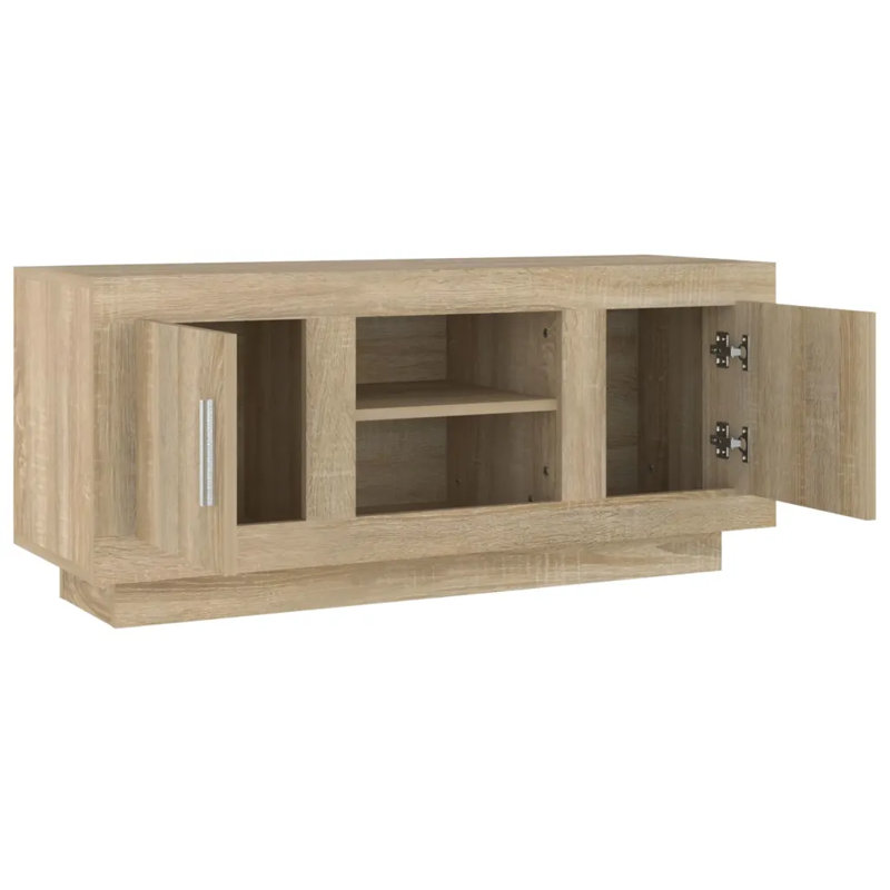Jekeria Unfinished TV Stand for TVs up to 43", Sonoma oak
