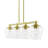 Dhaniyal 4 - Light Steel Dimmable Kitchen Island Square / Rectangle Chandelier-680799622