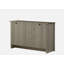 Console en chêne gris N 47 po, buffet avec tablettes et portes d'armoire Nilda-2001863425