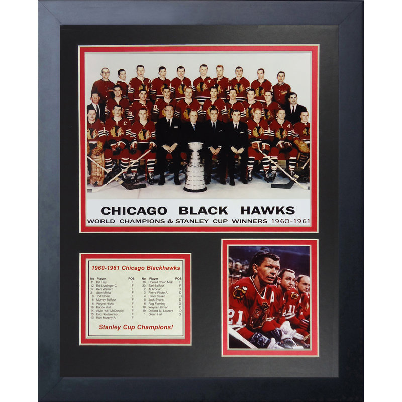 Souvenirs encadrée 1961 chicago blackhawks
