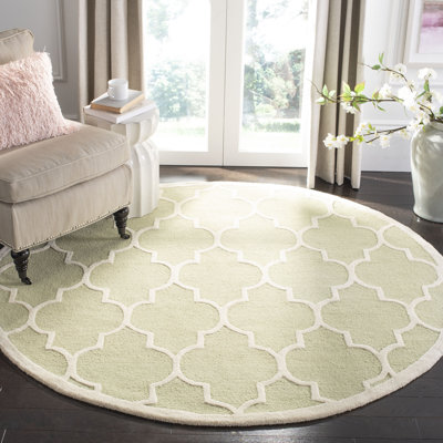 Cannen Hand Tufted Wool Geometric Rug