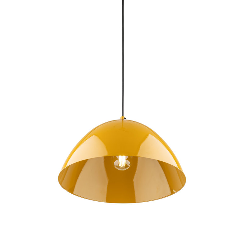 Luminaire suspendu noir FARO M, Jaune