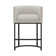 27" H Counter Height Bar Stools Set Of 4, Modern Barrel Counter Stools With Backrest And Arms, Metal Frames, Upholstered Accent Barstools For Kitchen Island