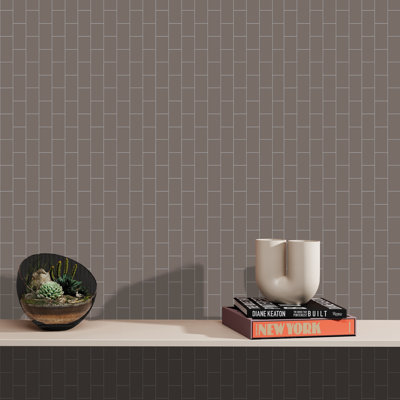 True Story 2'' W x 4'' L Porcelain Throughbody Tile Brick Mosaic Sheet