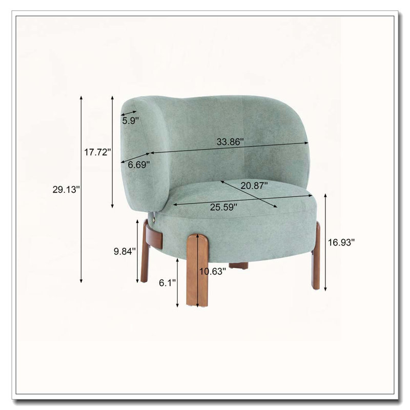 Fauteuil à oreilles, Vert