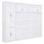 Grand lit escamotable, lit escamotable avec armoires