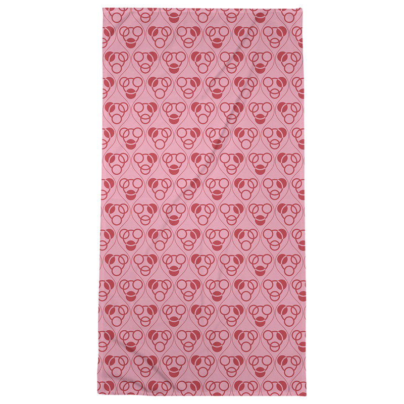 Bath Towel, Pink, Poly/Cotton