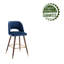 Tabouret de bar en velours Loganville-1871528027