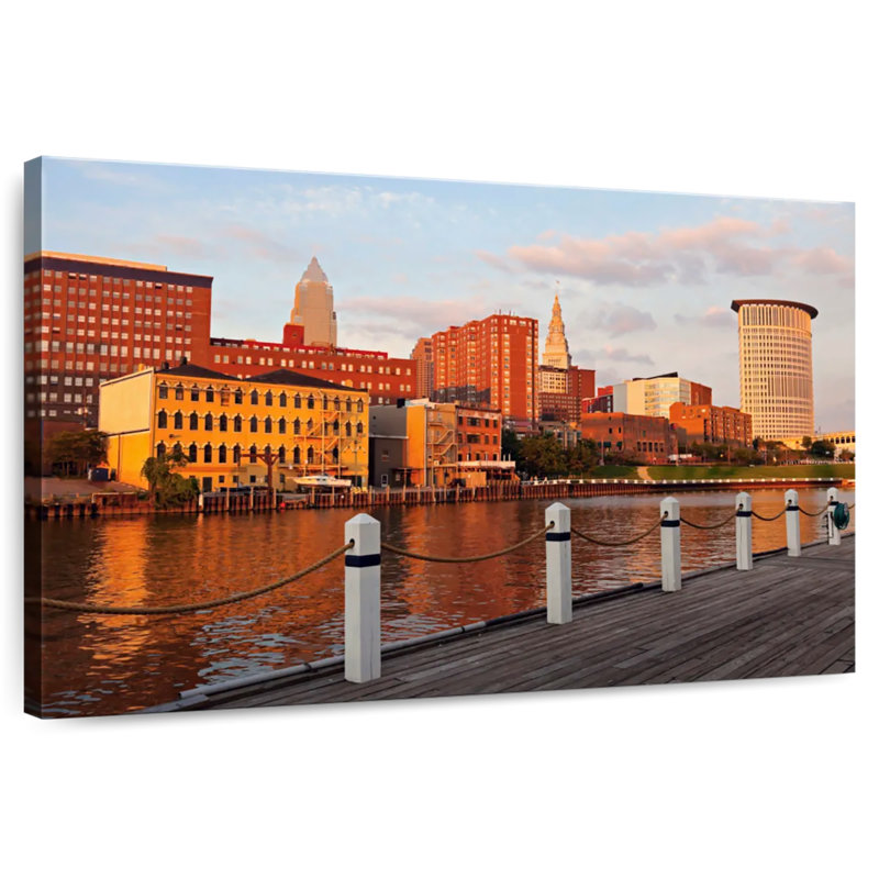 Cleveland Waterfront Sunset