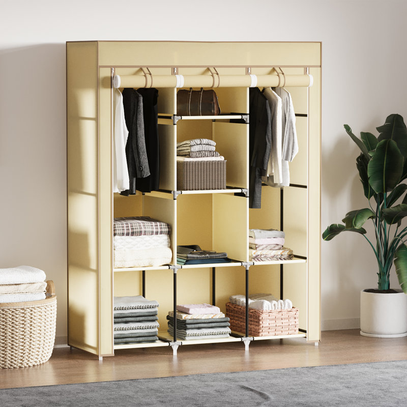 Steel, Non-woven, PP Wardrobe
