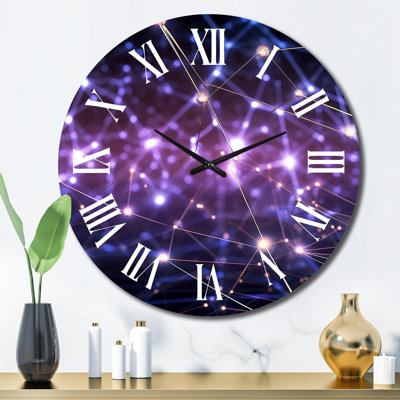 Horloge murale abstraite