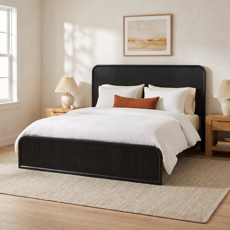 Liabella Bed, Black, Queen