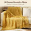 Acrylic Tassel Throw Blanket.-131264932-131264934