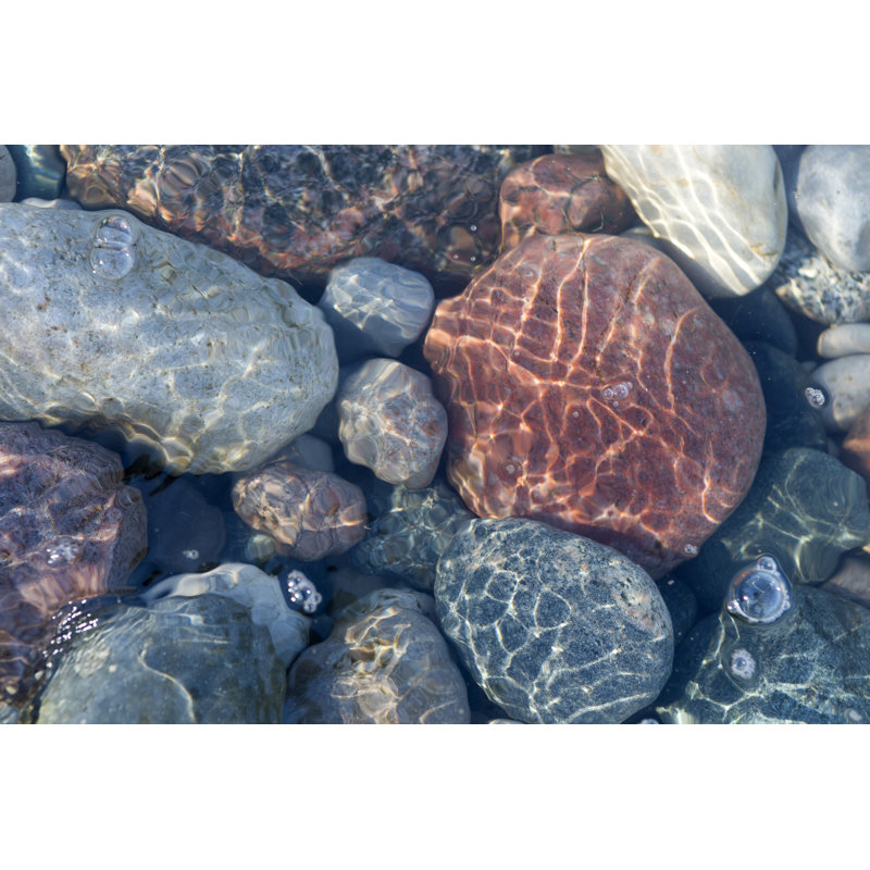 Stones In Water by Ailime - No Frame Art Prints on Canvas, 51cm H x 76cm W