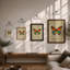 Botanical Butterfly Study Modern - Framed Print-987982816-987982818