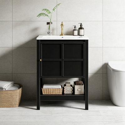 Meuble-lavabo autoportant 24 po
