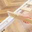 Lit plateforme en bois massif blanc avec lattes en bois sans sommier simple à assembler 12 po classique-1036284365