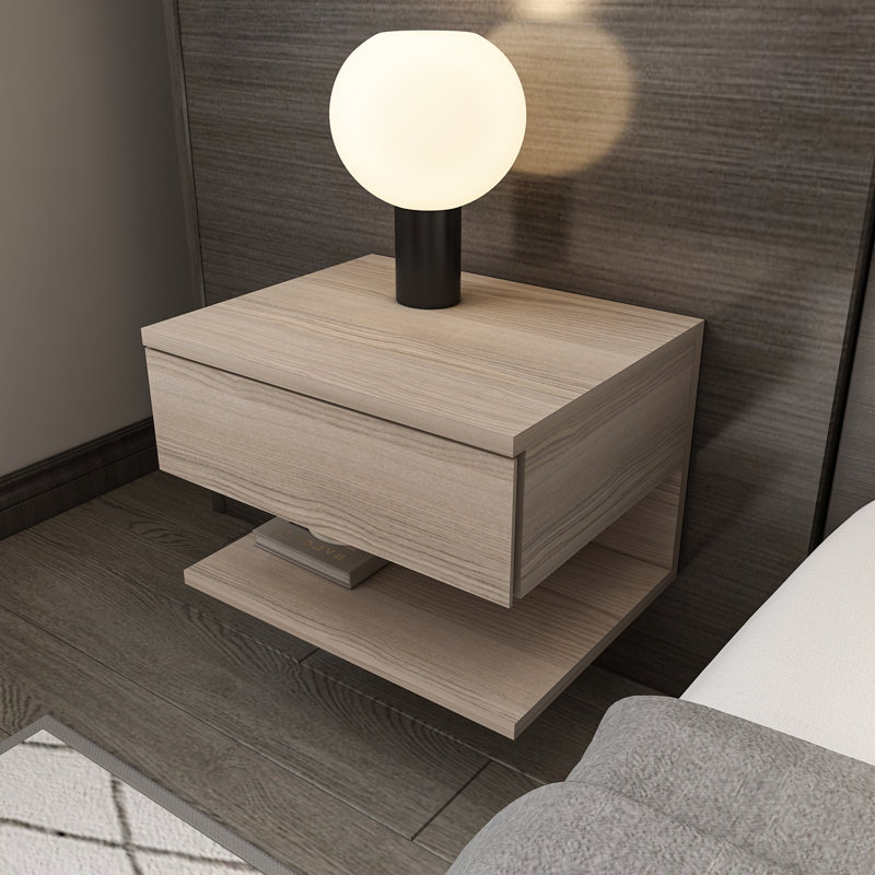 Juliette 45cm W Bedside Table, Grey
