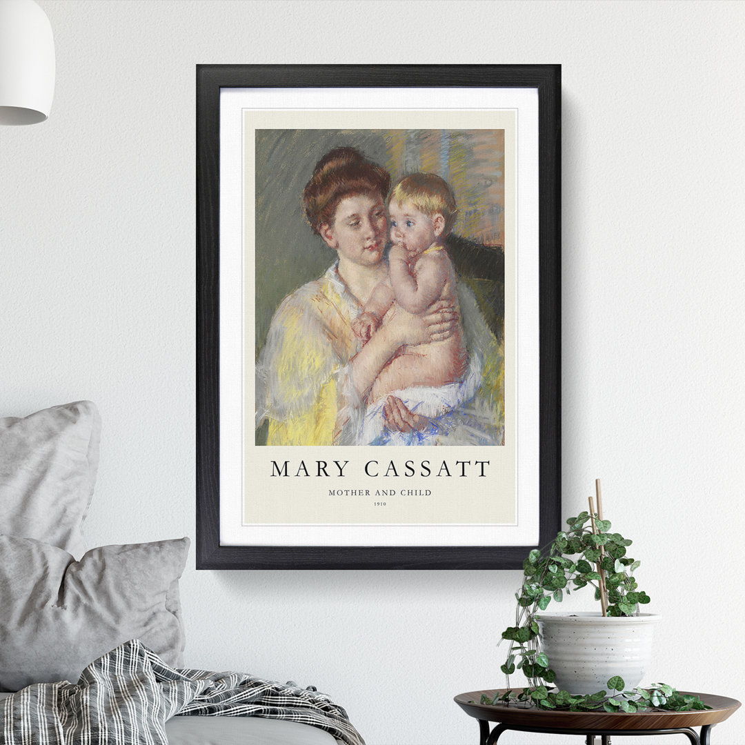 Mother and Child Vol.4 by Mary Cassatt - Picture Frame Painting