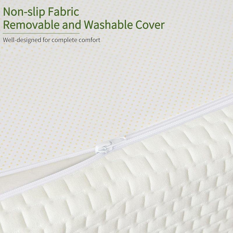 Harriet Bee Medium-Firm Gel Memory Foam Mattress with Bamboo Pattern, Twin, 5"