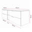 140mm Double Bathroom Vanity with Ceramic Basin