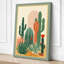Desert Botanical Study Art Deco 1 Piece Wrapped Canvas Wall Art-1276596524-1276596531