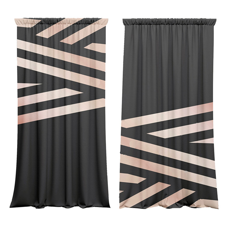 Velvet Blackout Curtain Panel Pair, Width 148cm x Drop 200cm