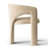 7 Piece Modern Dining Set With 79" Oak Oval Pedestal Table & 6 Sculptural Wide-Seat Arm Chairs-423930191