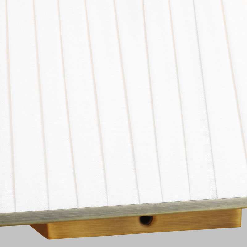Esther Glass Flush Mount, Time Worn Brass