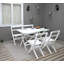 Delia 4 - Person Wood Patio Dining Set with Rectangular Table-70625766