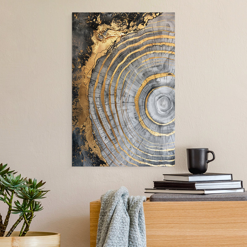 Série ABSTRACT CCXLI - Impression sur toile seulement - NON CADRE, H 60 po x l 40 po
