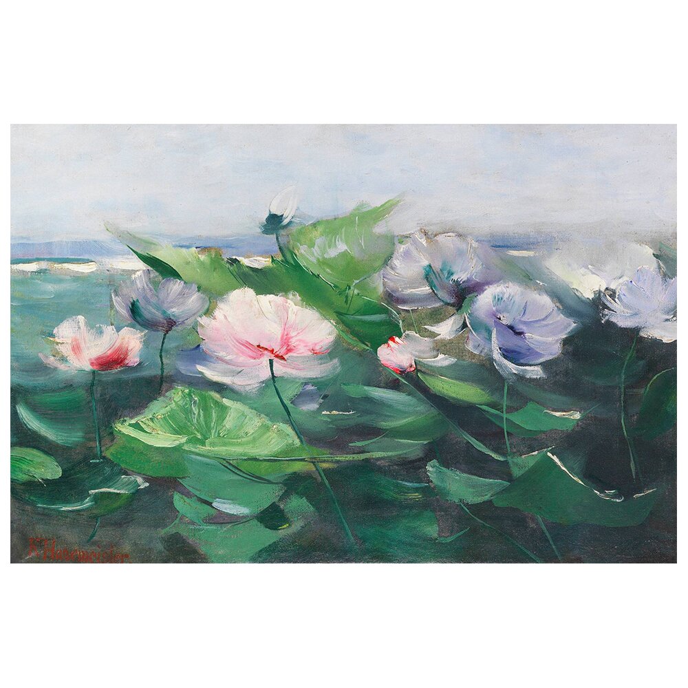 Leinwandbild Water Lilies von Karl Hagenmeister