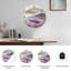 «Mountain Cherry», horloge murale en verre-125045796