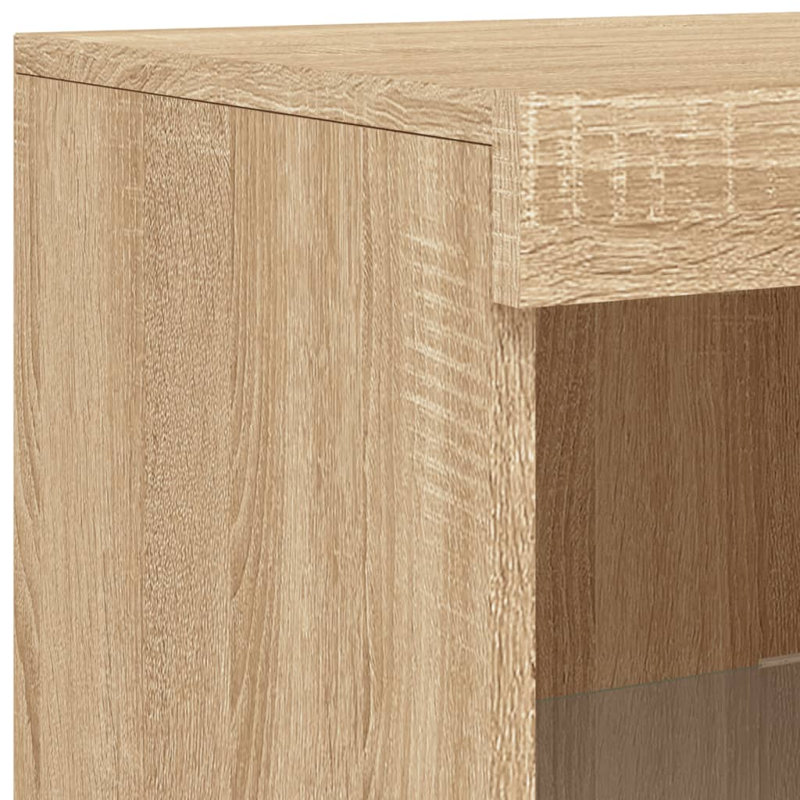 Barzan 100cm H x 41cm W Standard Bookcase, Sonoma Oak