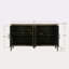 Armoire de vestibule 4 portes en bois sergé American Country Vintage-1080763878