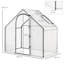 Arlesia Walk In Tomato Greenhouse Steel Frame 180 x 100 x 168CM Clear