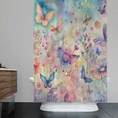 Tyla Floral Shower Curtain