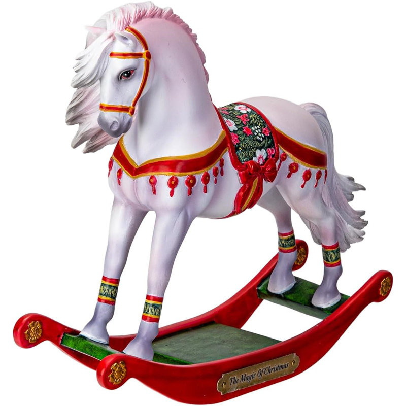 Figurine de cheval à bascule «The Magic Of Christmas» par Laurie Prindle
