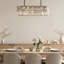 Spectra 15-Light Rectangular Chandelier